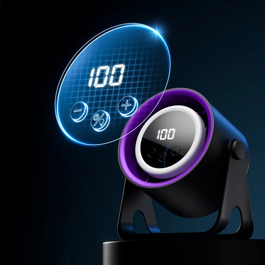 Voltify Breeze Mini USB Fan — 3 Wind Modes, Portable Desk Fan