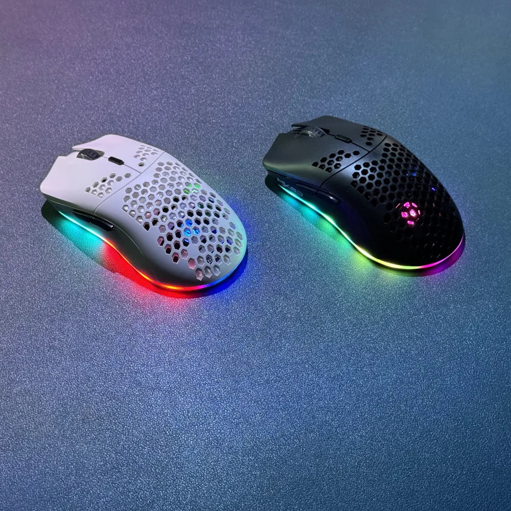 Voltify T66 Wireless Gaming Mouse — RGB, 10000 DPI, 3-Mode (Wired / 2.4G / Bluetooth)