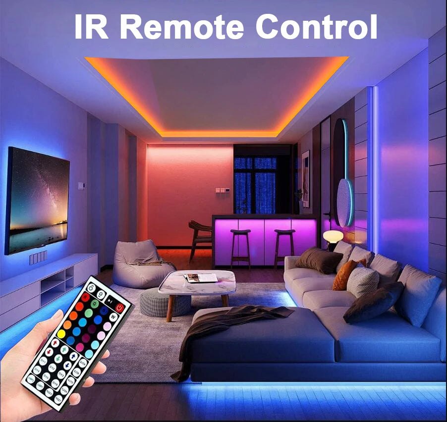Voltify RGB LED Strip Lights with App & Remote Control — 0.5m to 30m