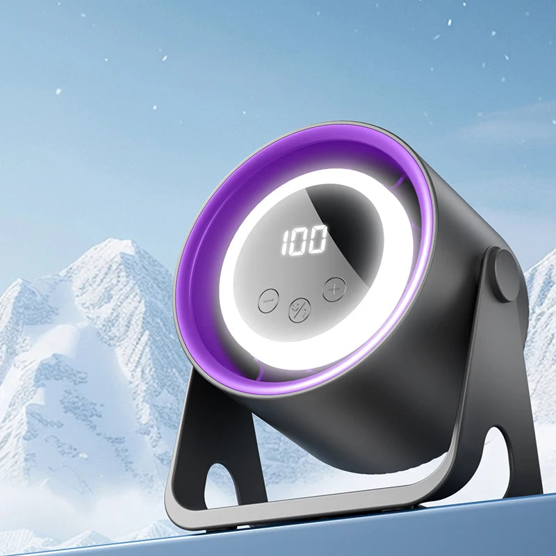 Voltify Breeze Mini USB Fan — 3 Wind Modes, Portable Desk Fan