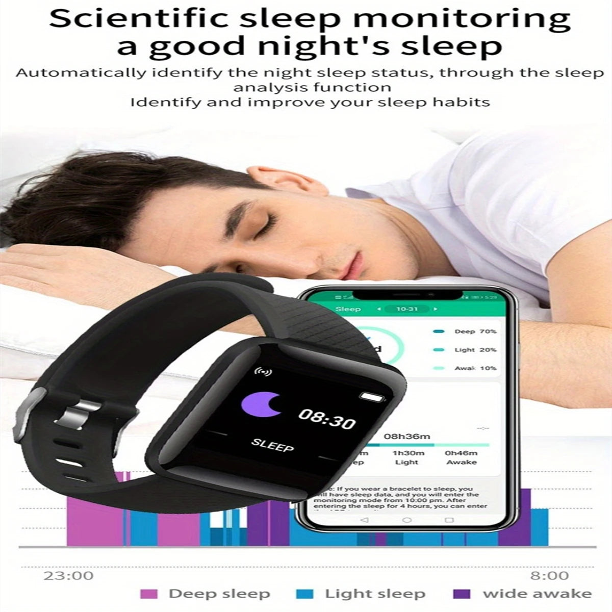 Voltify Smart Fitness Watch | Heart Rate, Sleep & Activity Tracker