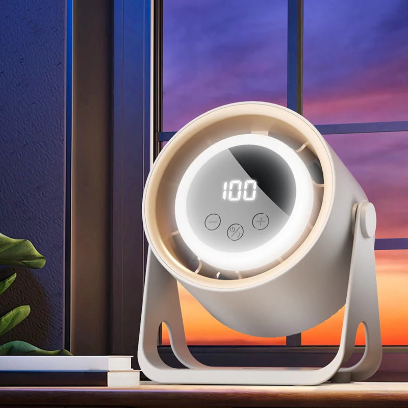 Voltify Breeze Mini USB Fan — 3 Wind Modes, Portable Desk Fan