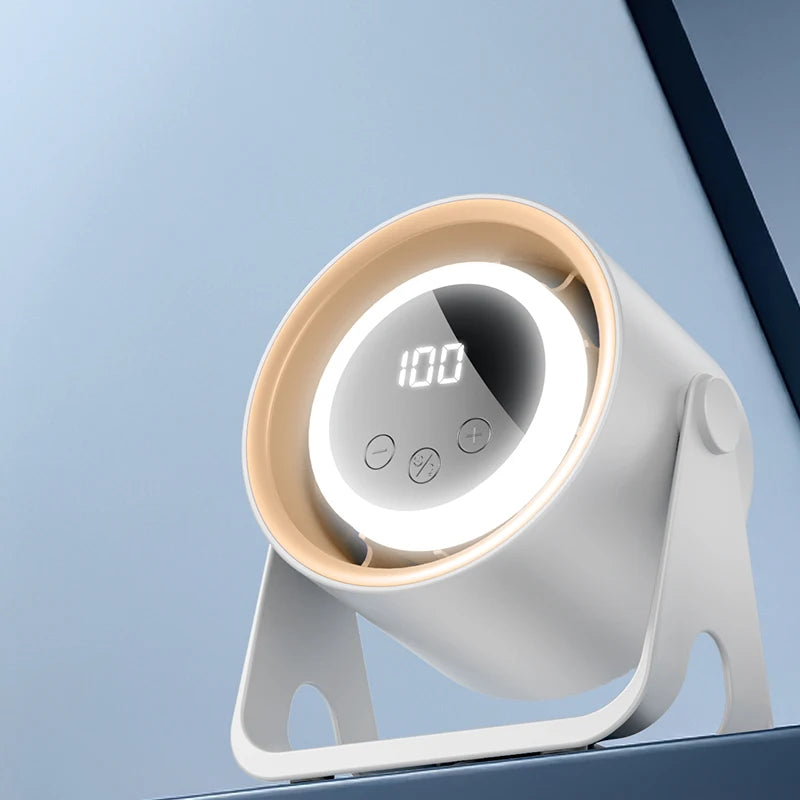 Voltify Breeze Mini USB Fan — 3 Wind Modes, Portable Desk Fan