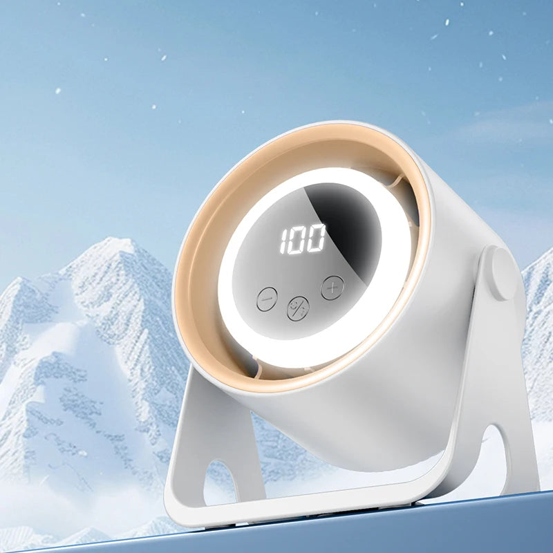 Voltify Breeze Mini USB Fan — 3 Wind Modes, Portable Desk Fan