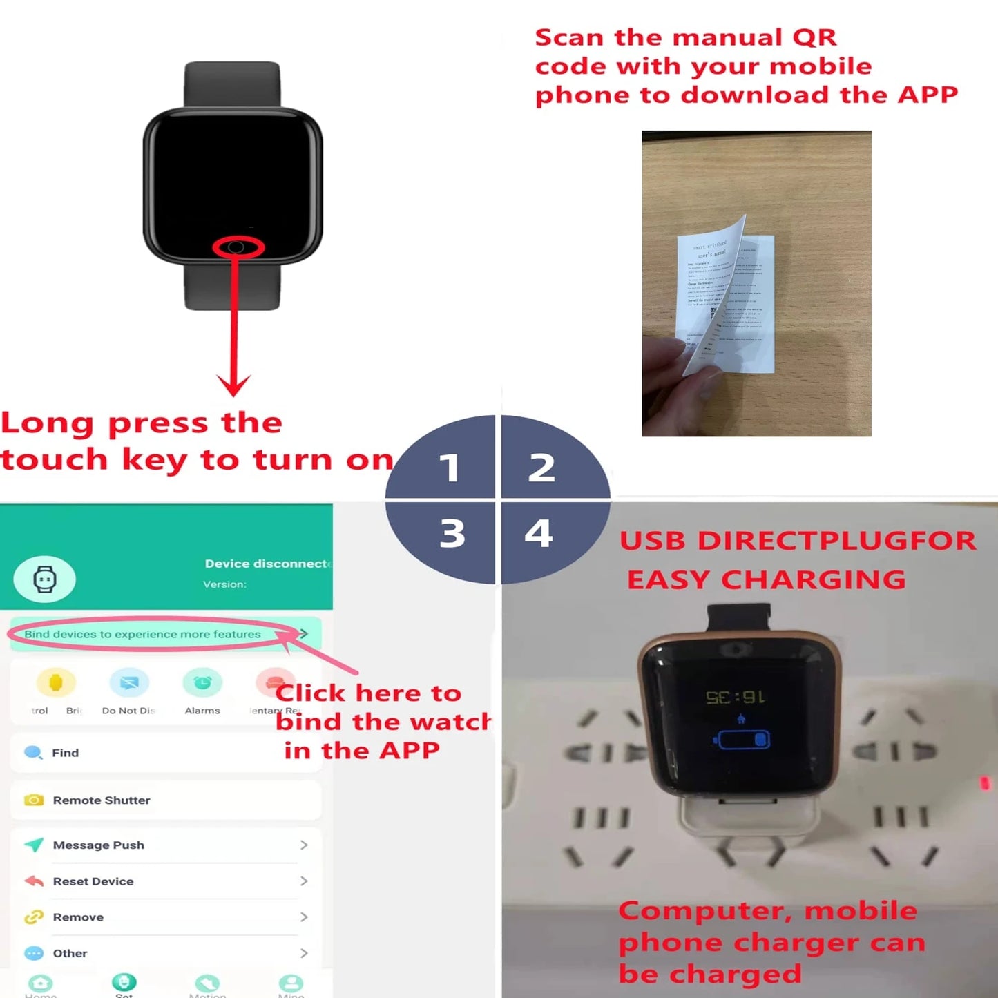 Voltify Smart Fitness Watch | Heart Rate, Sleep & Activity Tracker
