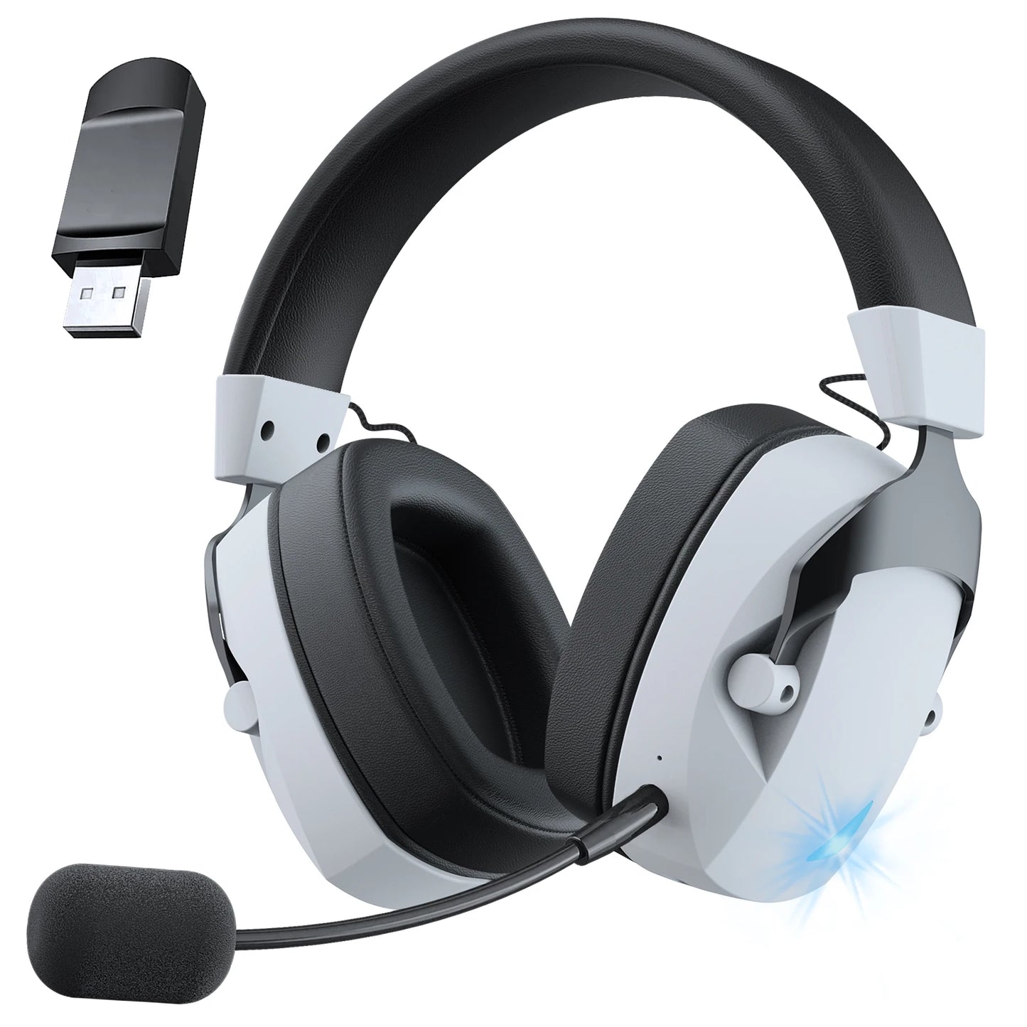 Voltify Wireless Gaming Headset with Mic — PS5, PS4, PC, Switch