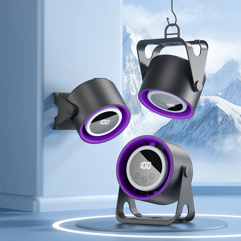 Voltify Breeze Mini USB Fan — 3 Wind Modes, Portable Desk Fan